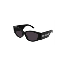 Carregar imagem no visualizador da galeria, Balenciaga Circle Cat Eye Sunglasses Black Dark Grey