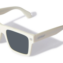 Carregar imagem no visualizador da galeria, Off-White Lawton Sunglasses White Dark Grey