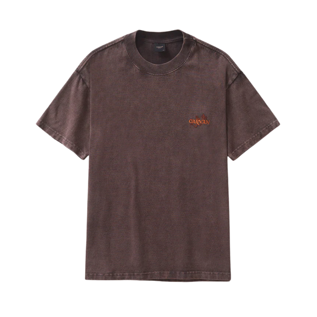 Camiseta Premium Boxy Carnan Marrom