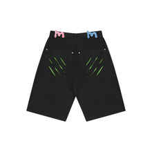 Carregar imagem no visualizador da galeria, Bermuda Jeans Mad Enlatados Dente de Sabre Preta