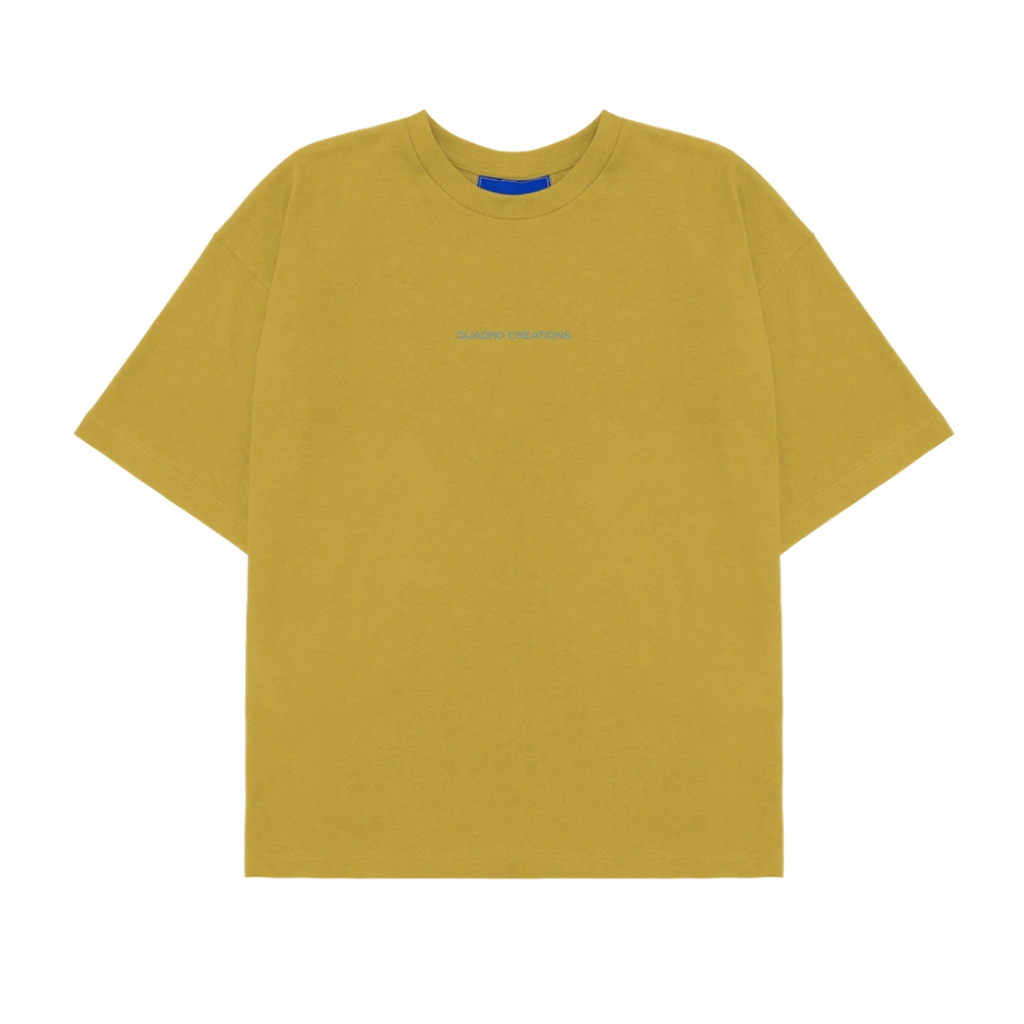 Camiseta Quadro Creations Name Logo Amarela