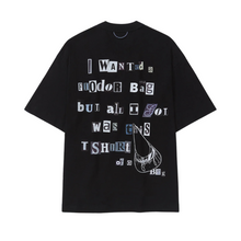 Carregar imagem no visualizador da galeria, Camiseta Boxy Quadro Creations Fiodor Preta