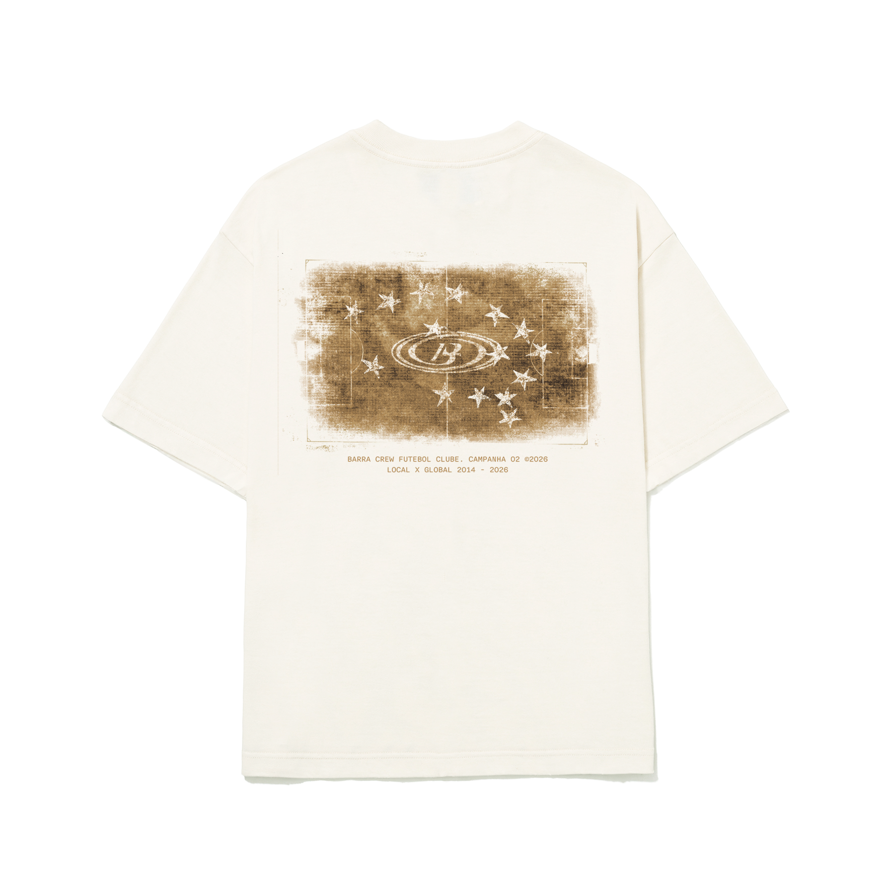 Camiseta Barra Crew Varzea Off White