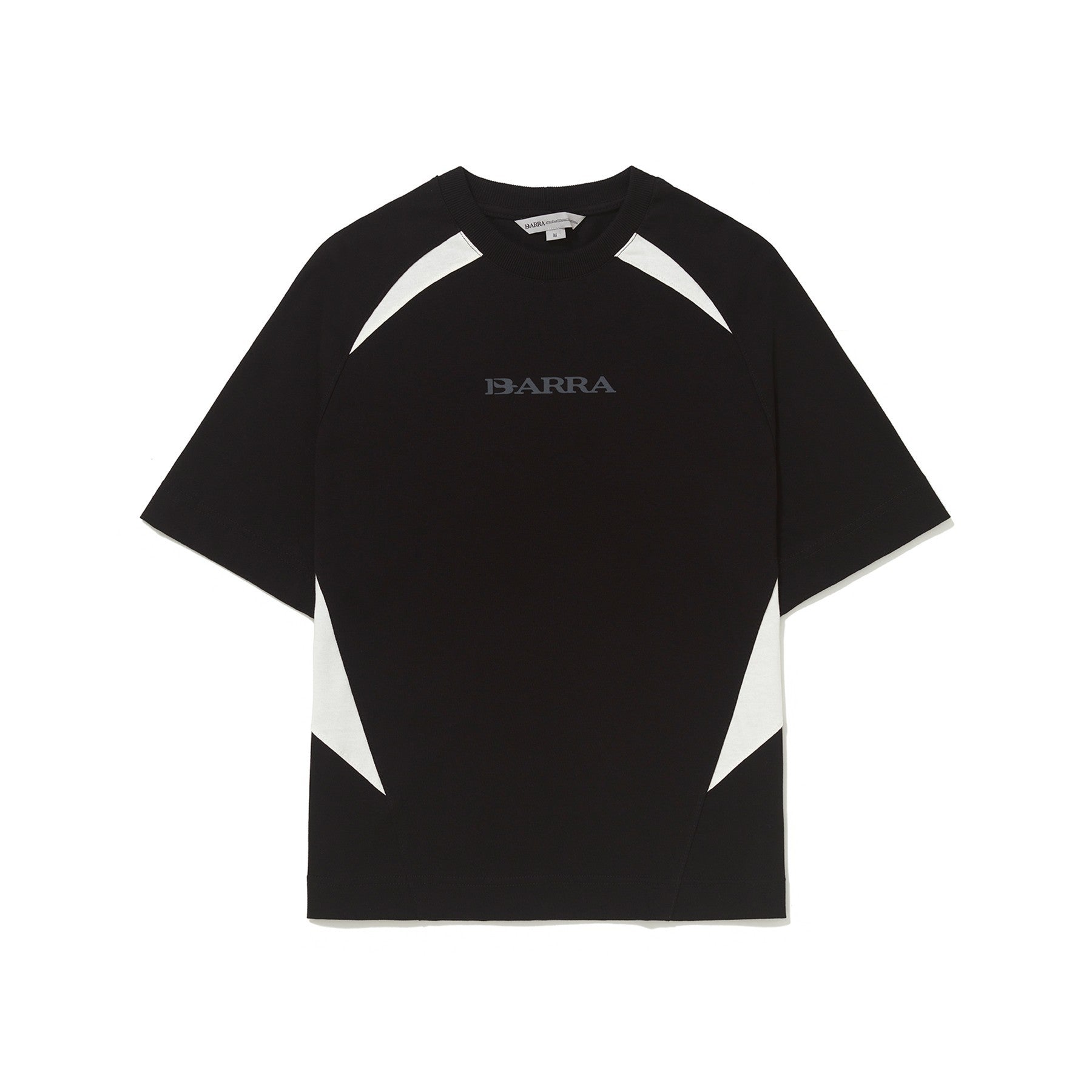 Camiseta Barra Crew Recortada Remix Preta
