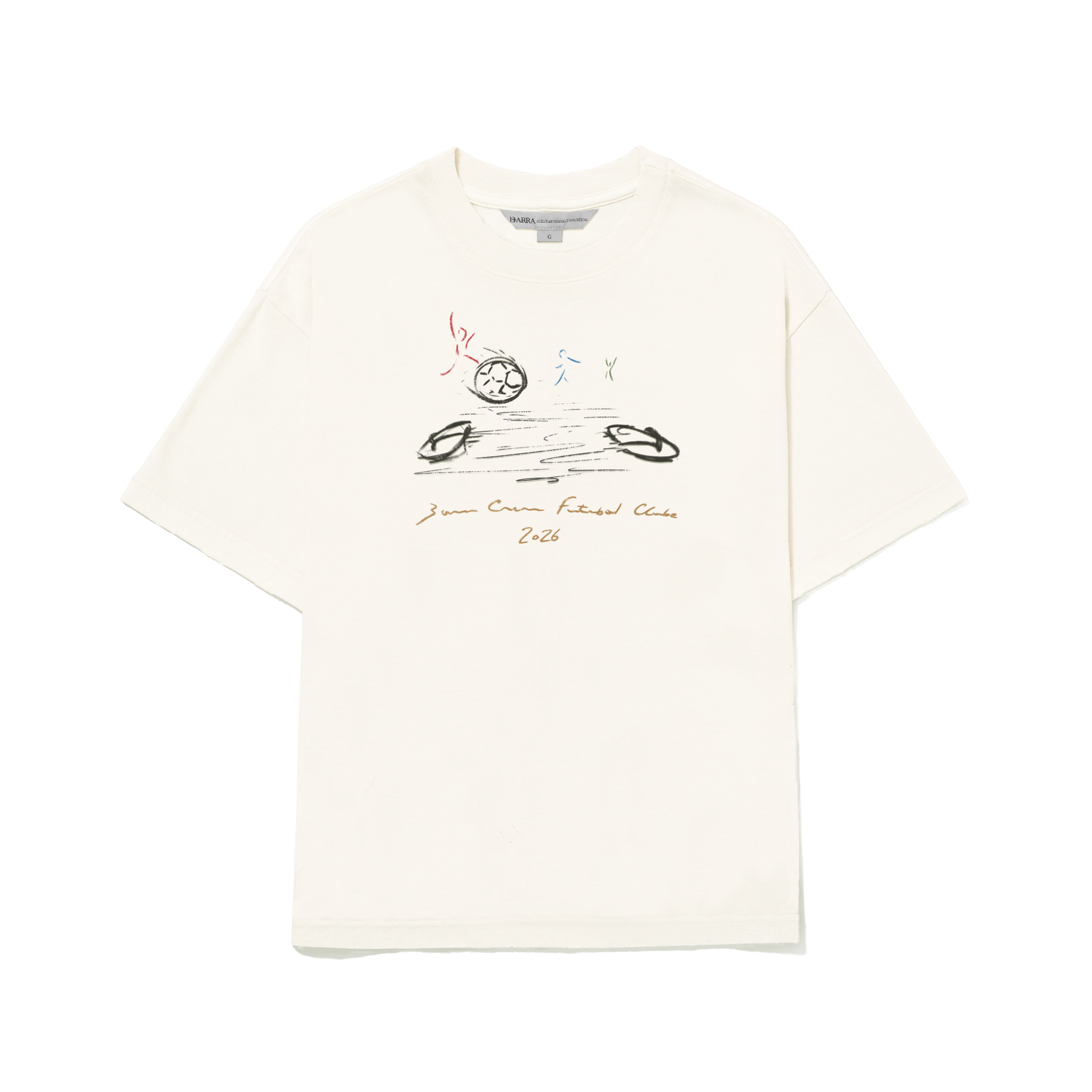 Camiseta Barra Crew Furingo Off White