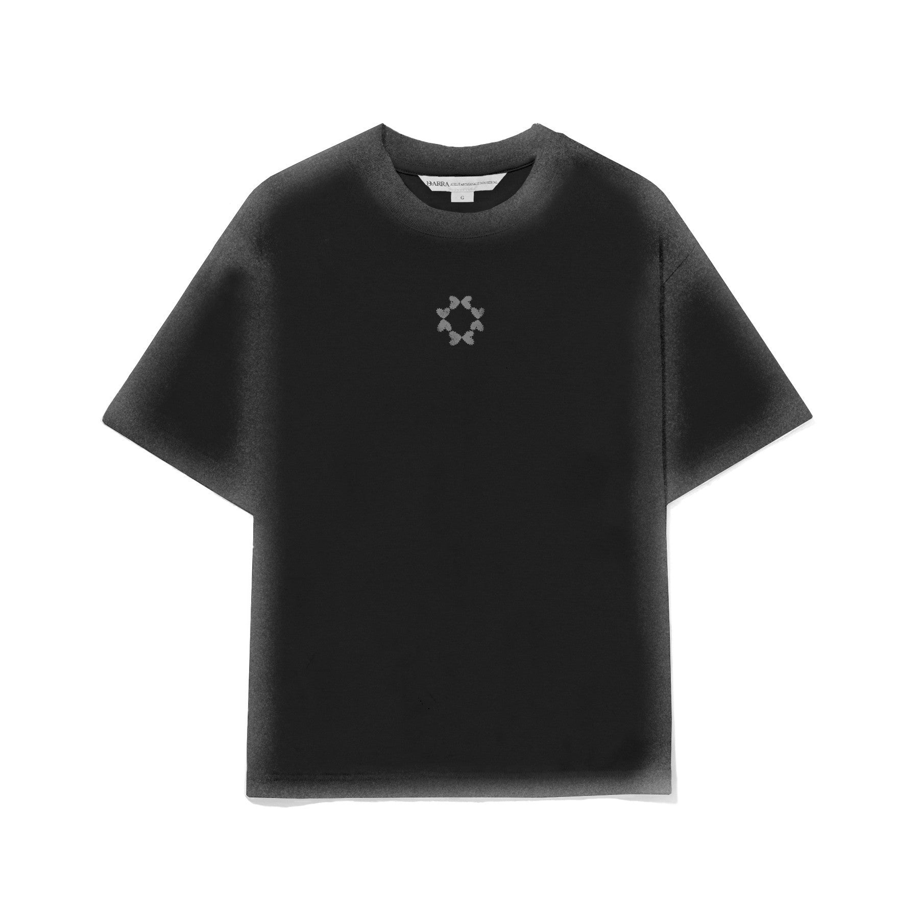 Camiseta Barra Crew Jateada Octa Preta