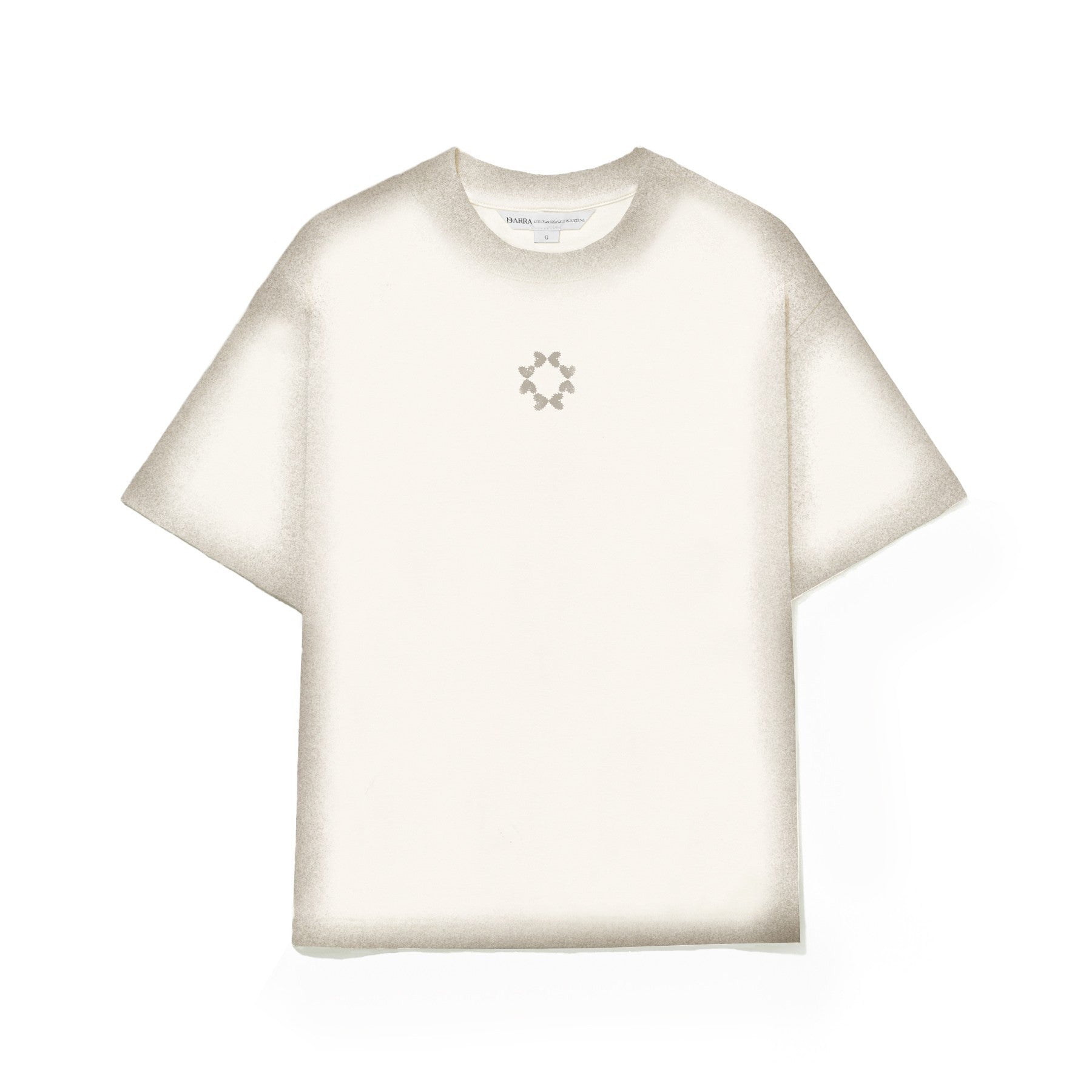 Camiseta Barra Crew Jateada Octa Off White