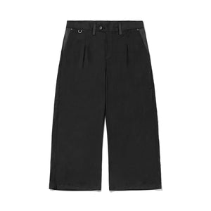 Calça Sarja Barra Crew Reta Preta