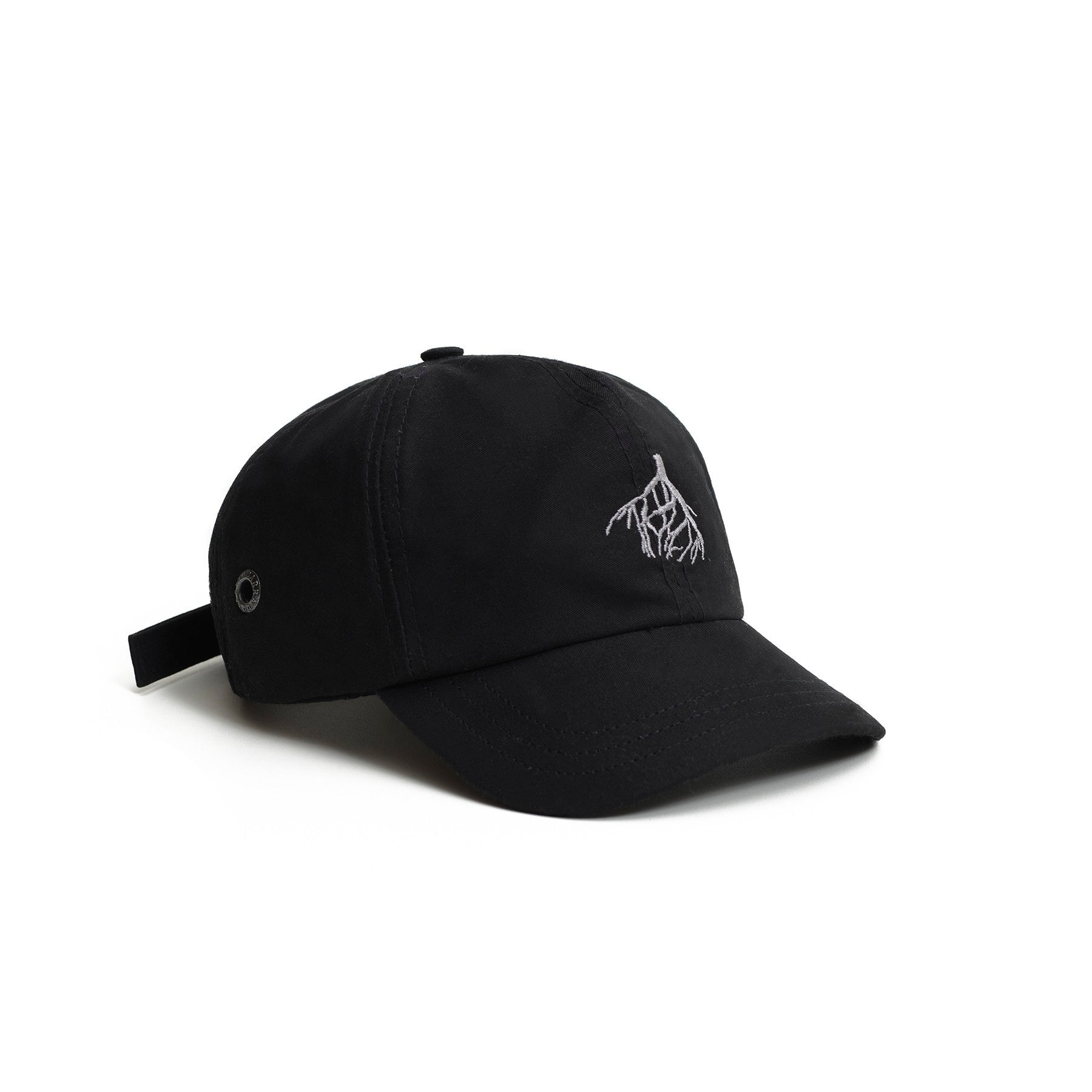 Boné Six Panel Barra Crew Rizoma Preto
