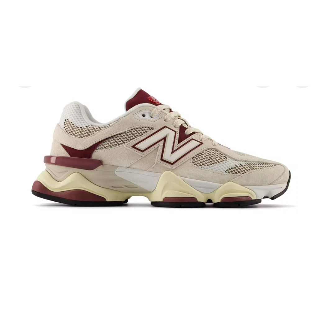 New Balance 9060 Linen Burgundy
