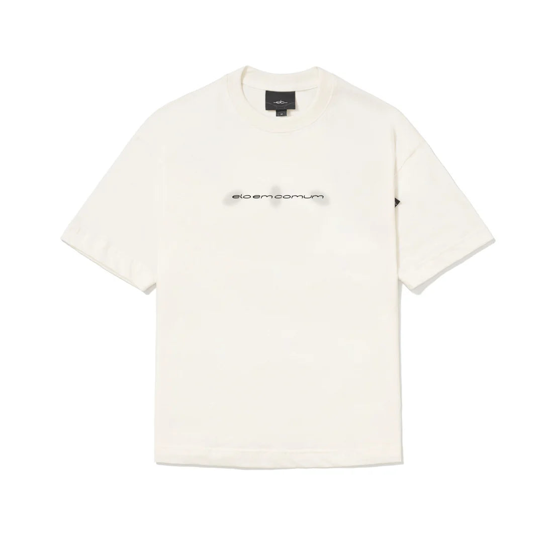 Camiseta Regular Elo em Comum Bass Off White