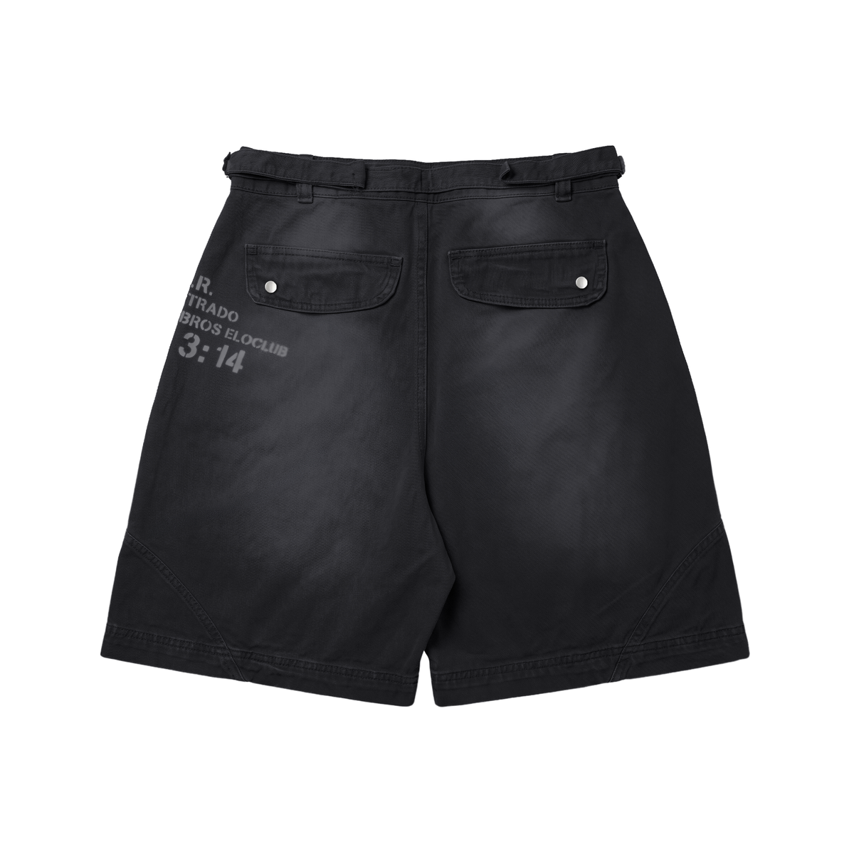 Short Sarja Elo em Comum Surplus Stencil Preto