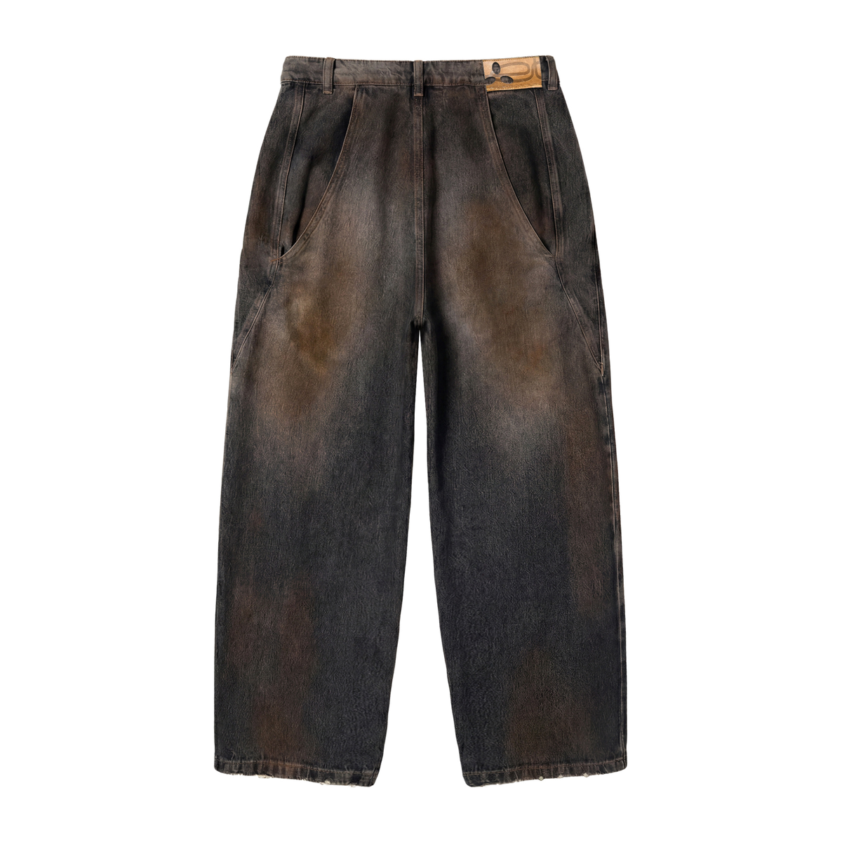Calça Jeans Baggy Elo em Comum Fade Marrom