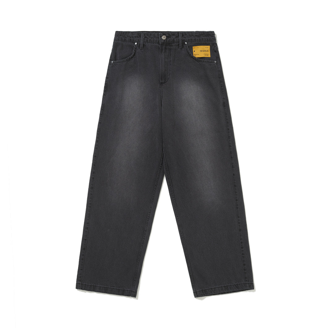 Calça Jeans Barra Crew Classica Cinza