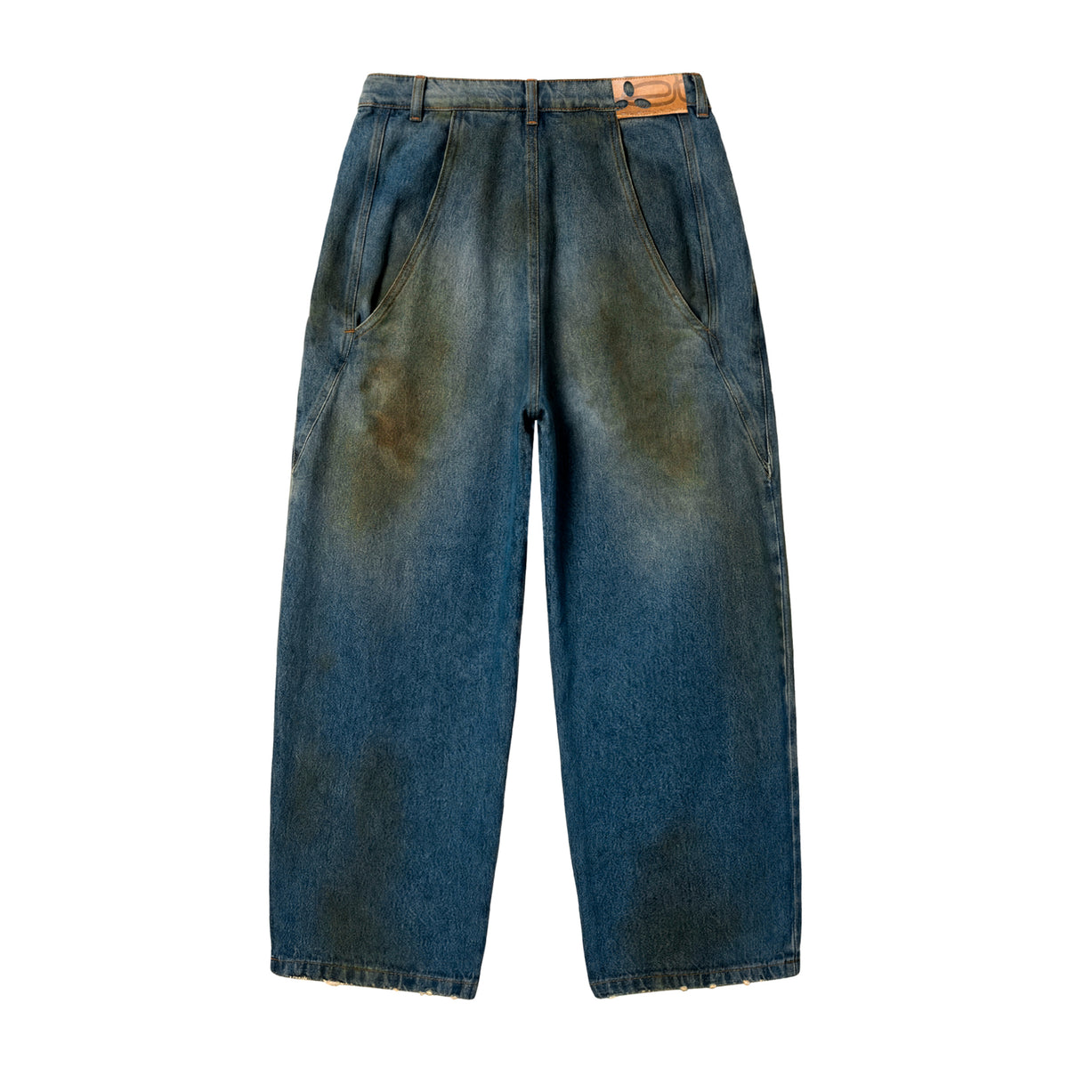 Calça Jeans Baggy Elo em Comum Fade Azul