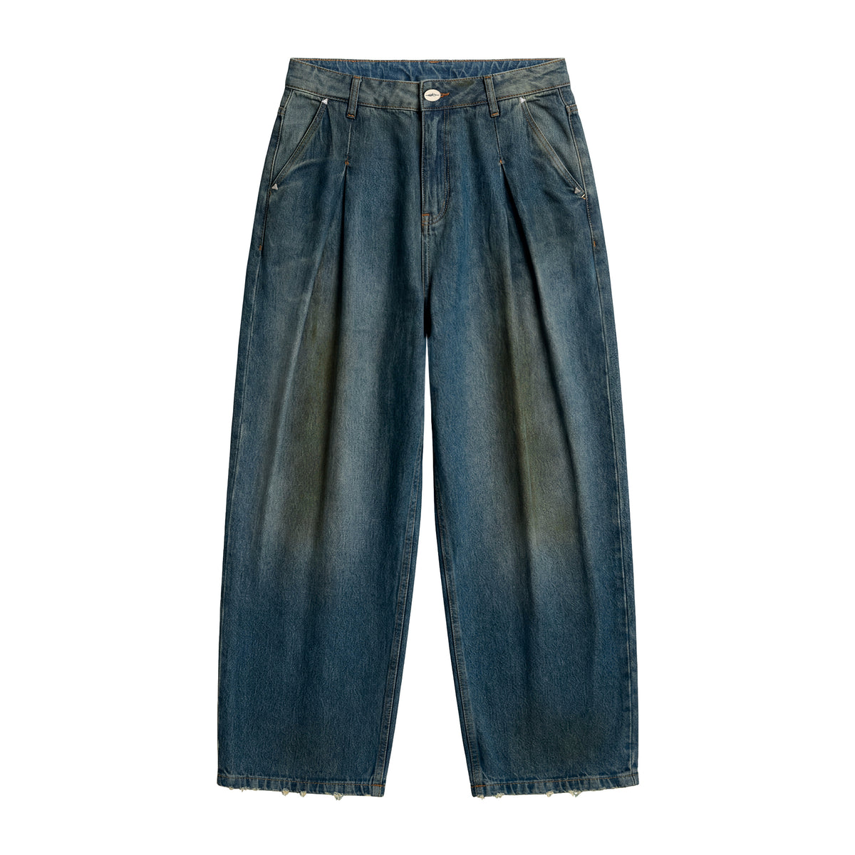 Calça Jeans Baggy Elo em Comum Fade Azul
