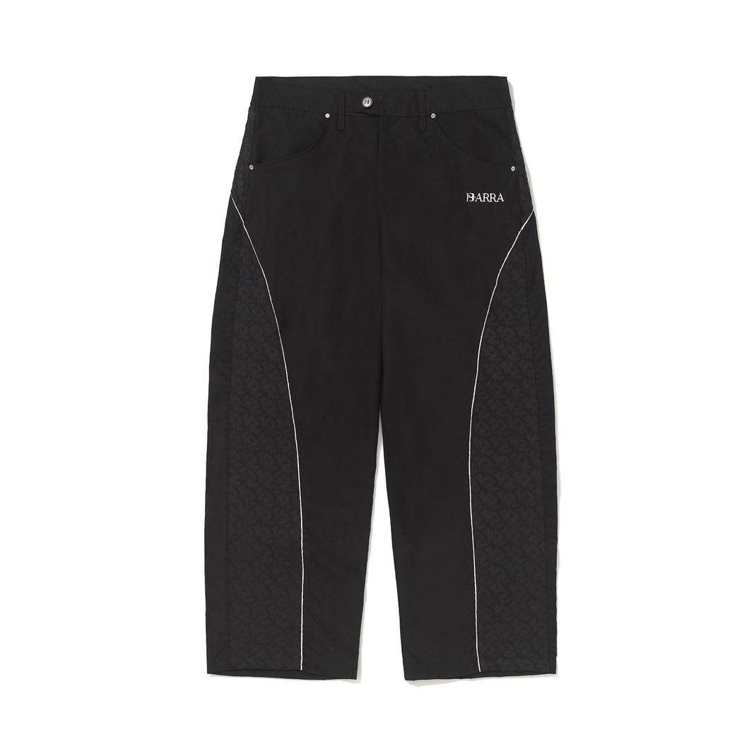Calça Barra Crew Pattern B Jacquard Preta