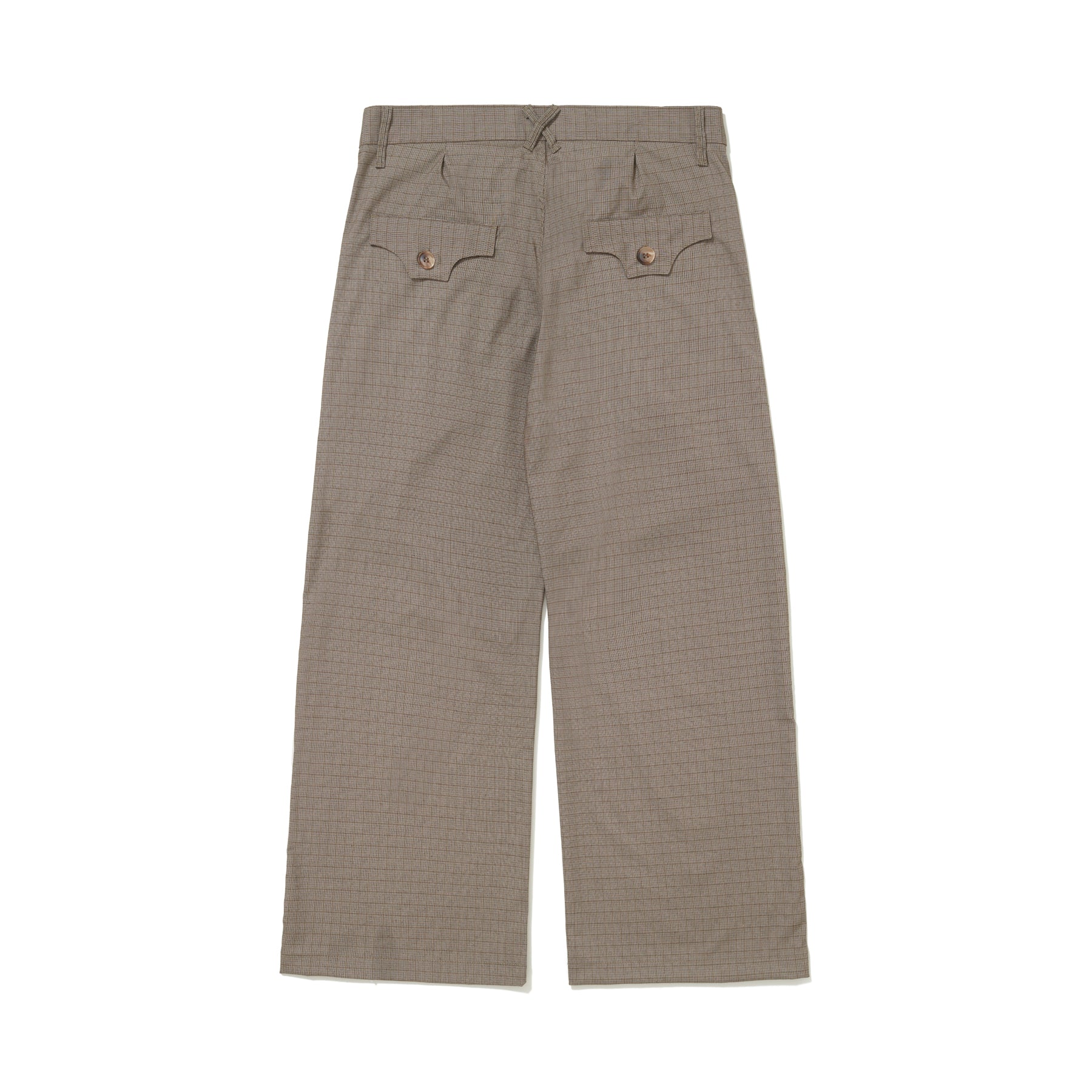 Calça Alfaiataria Barra Crew Logo Xadrez