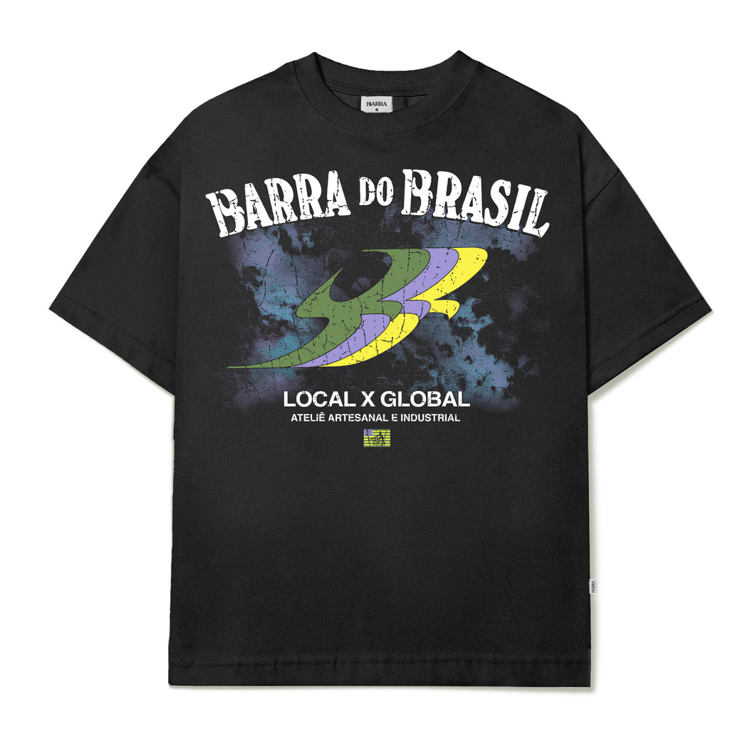 Camiseta Barra Crew Souvenir Preta