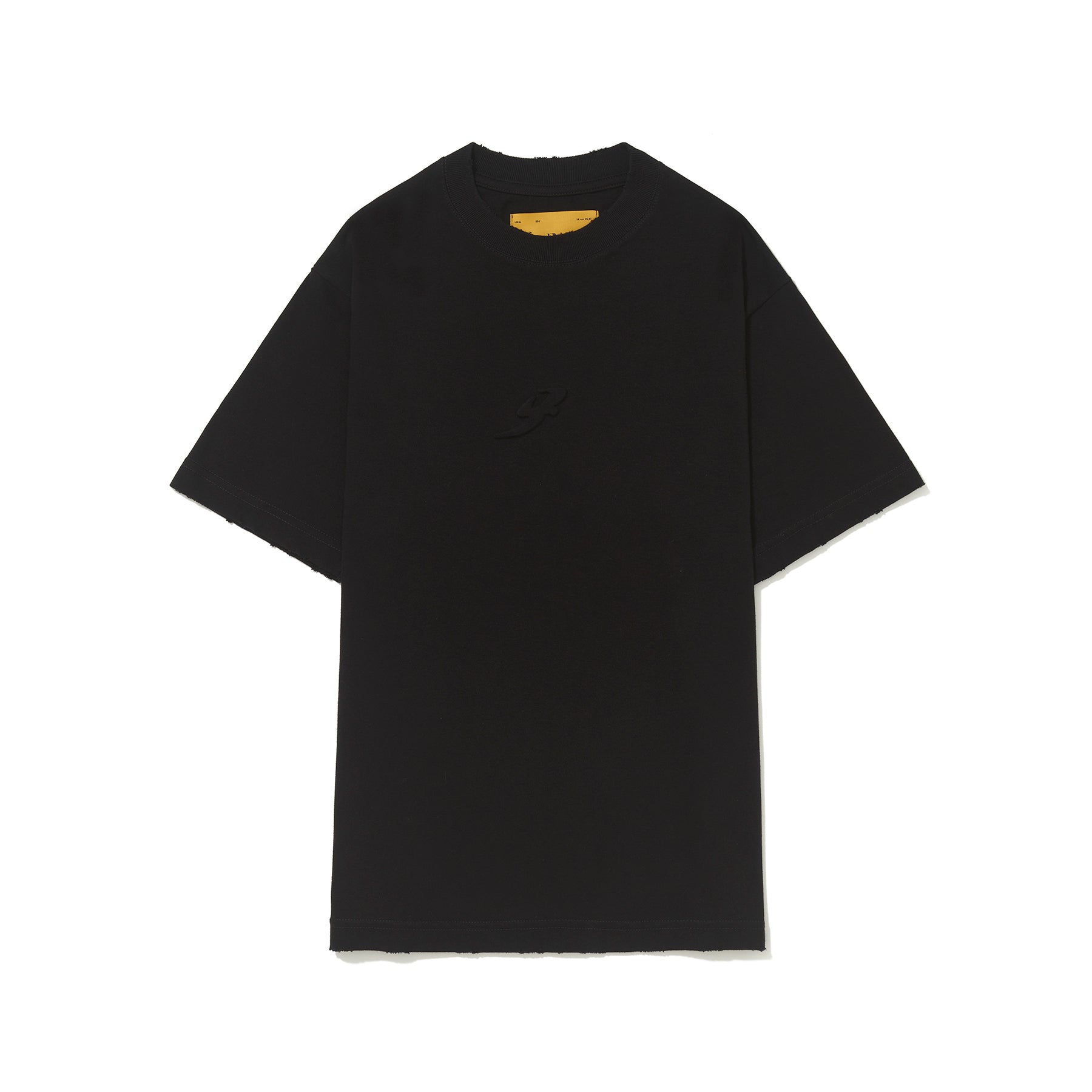 Camiseta Barra Crew B Garça Alto Relevo Puida Preta