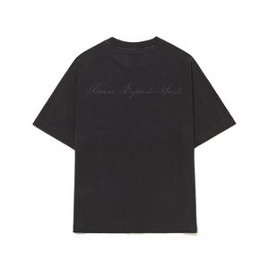 Camiseta Barra Crew Ahlma Preta Estonada