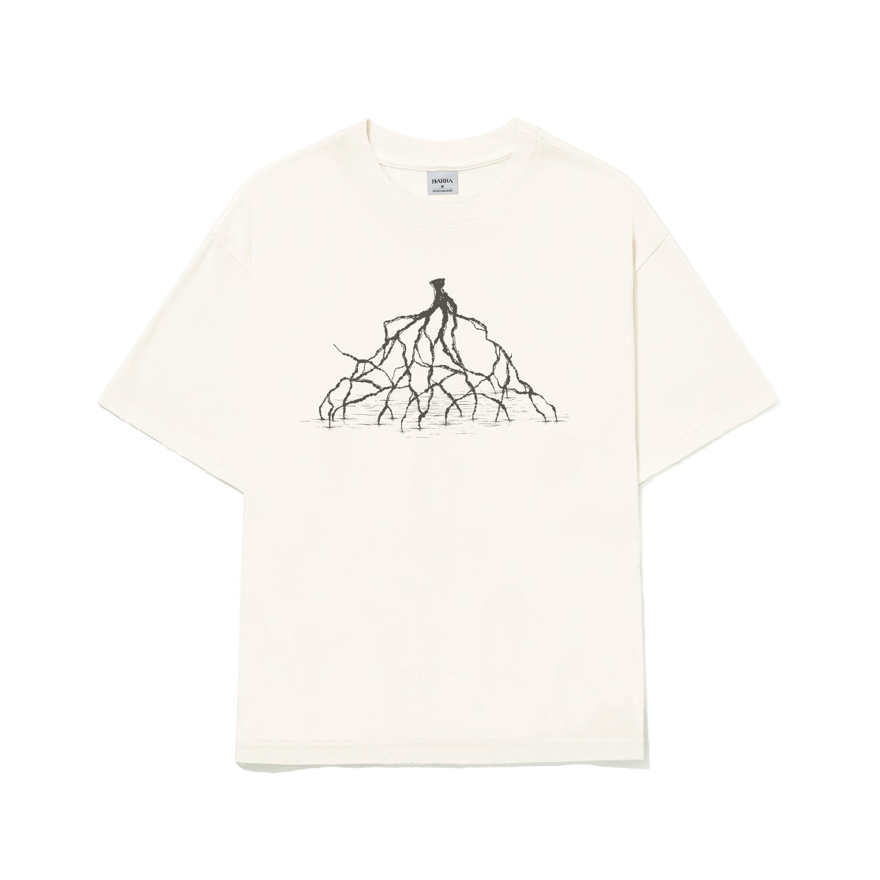 Camiseta Barra Crew Raizes Off White