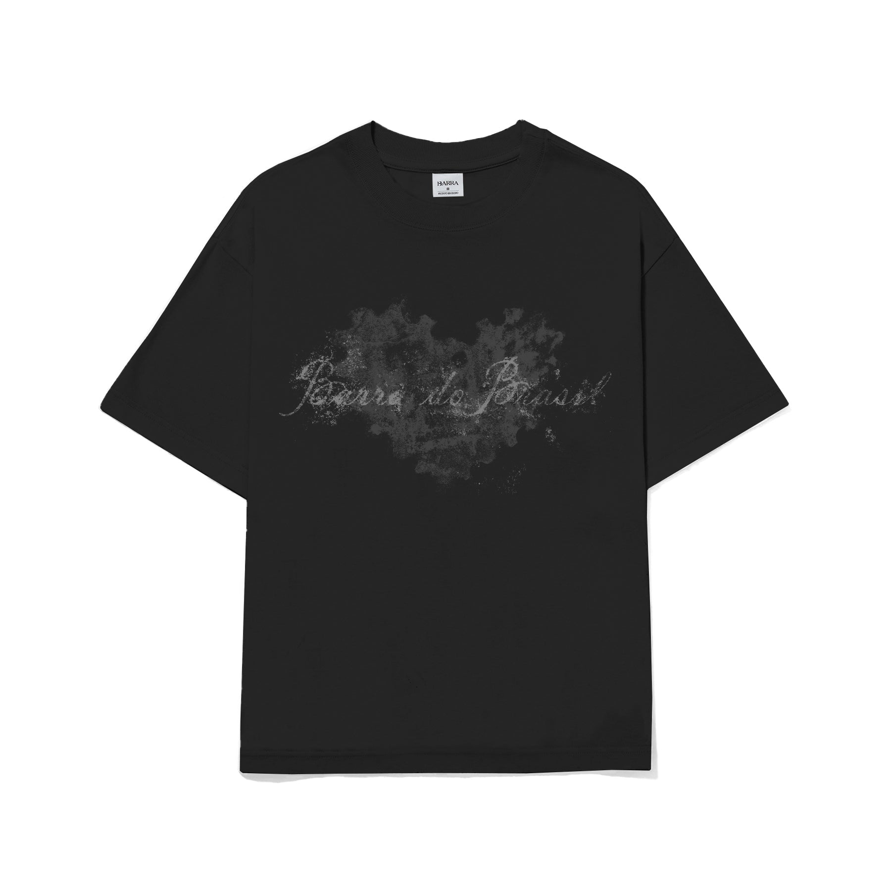 Camiseta Barra Crew Coração Remix Preta