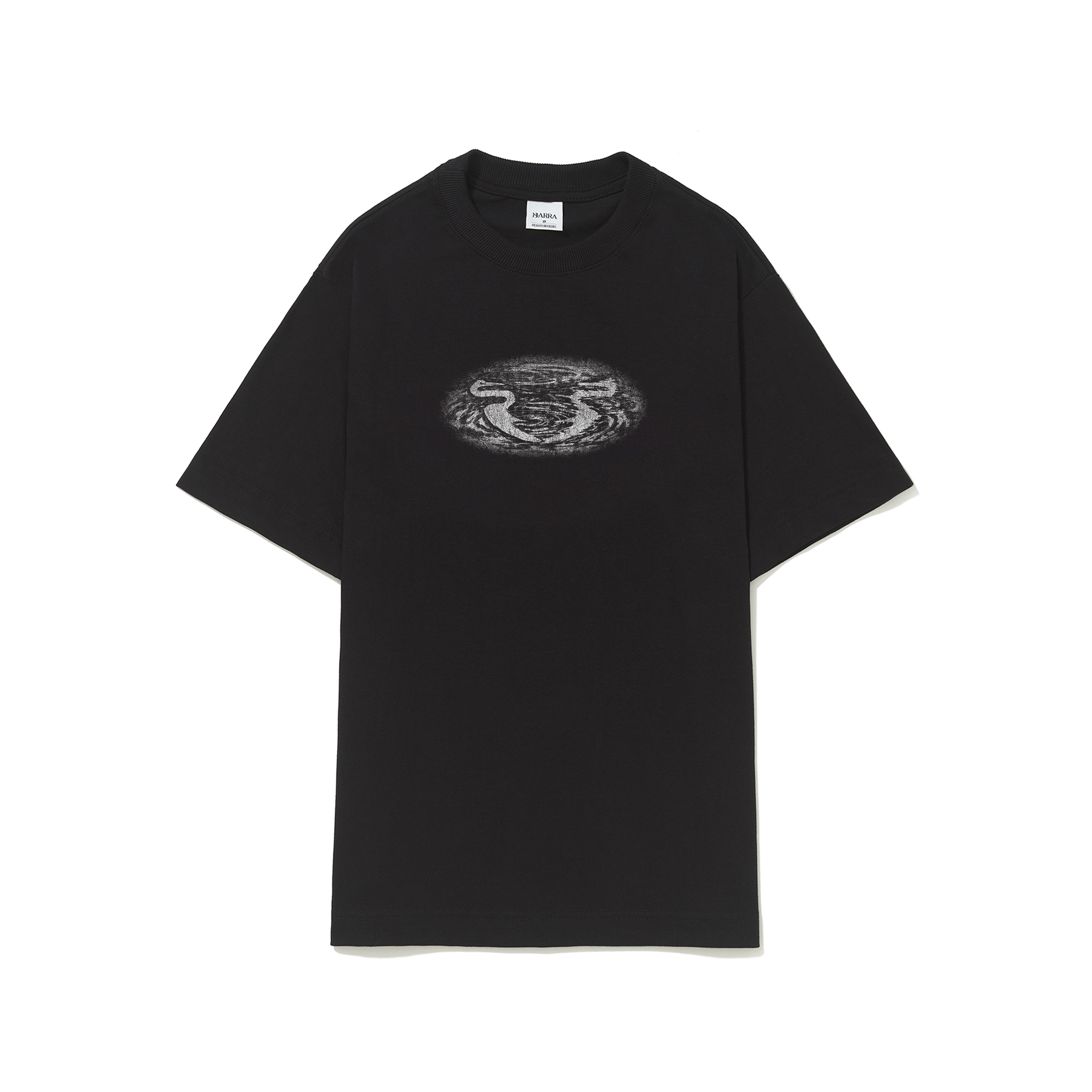 Camiseta Barra Crew Ambiente Mangue Preta