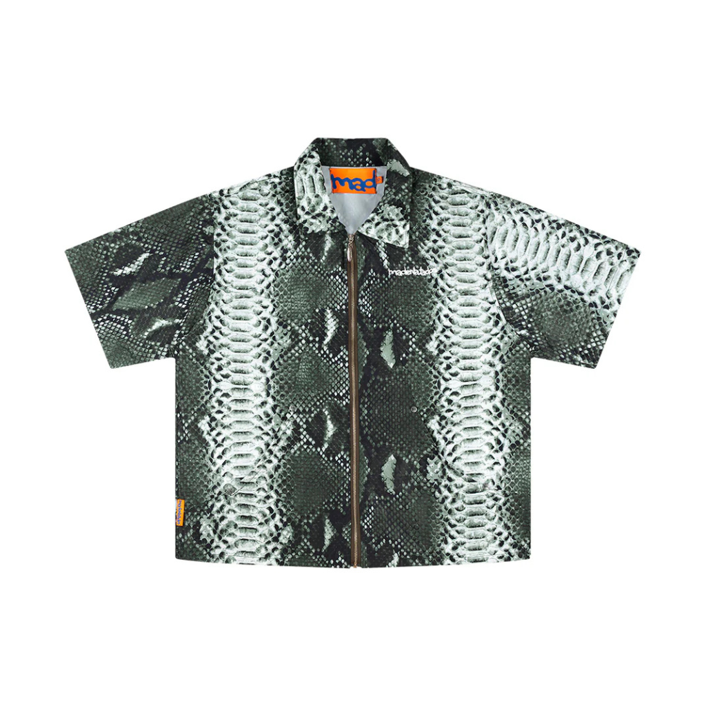 Camisa Mad Enlatados Serpente Curvas