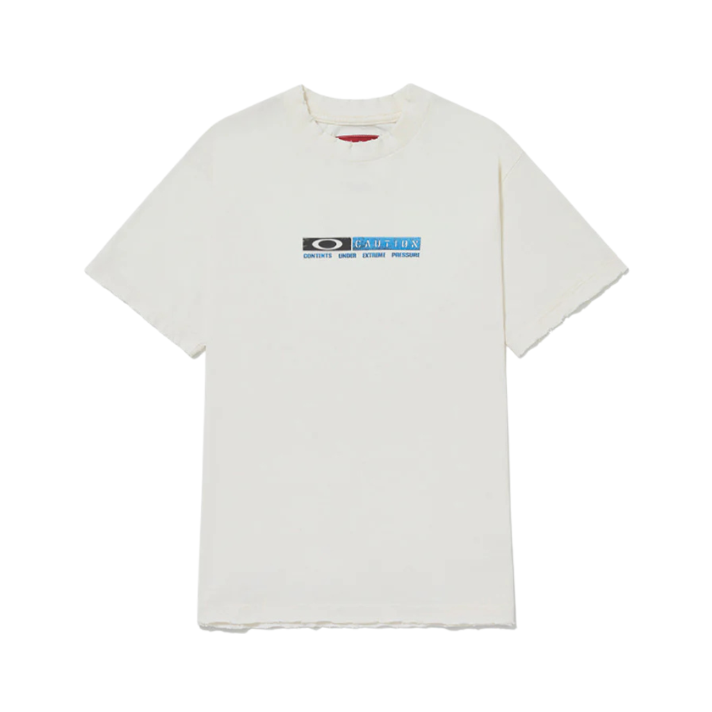 Camiseta Piet x Oakley Caution Vintage Bone White
