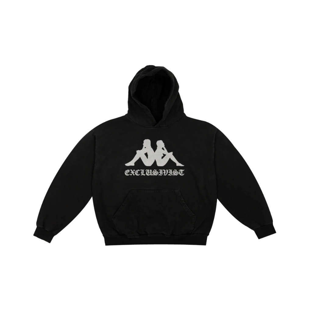 Moletom 1of1 x Kappa Heritage Preto