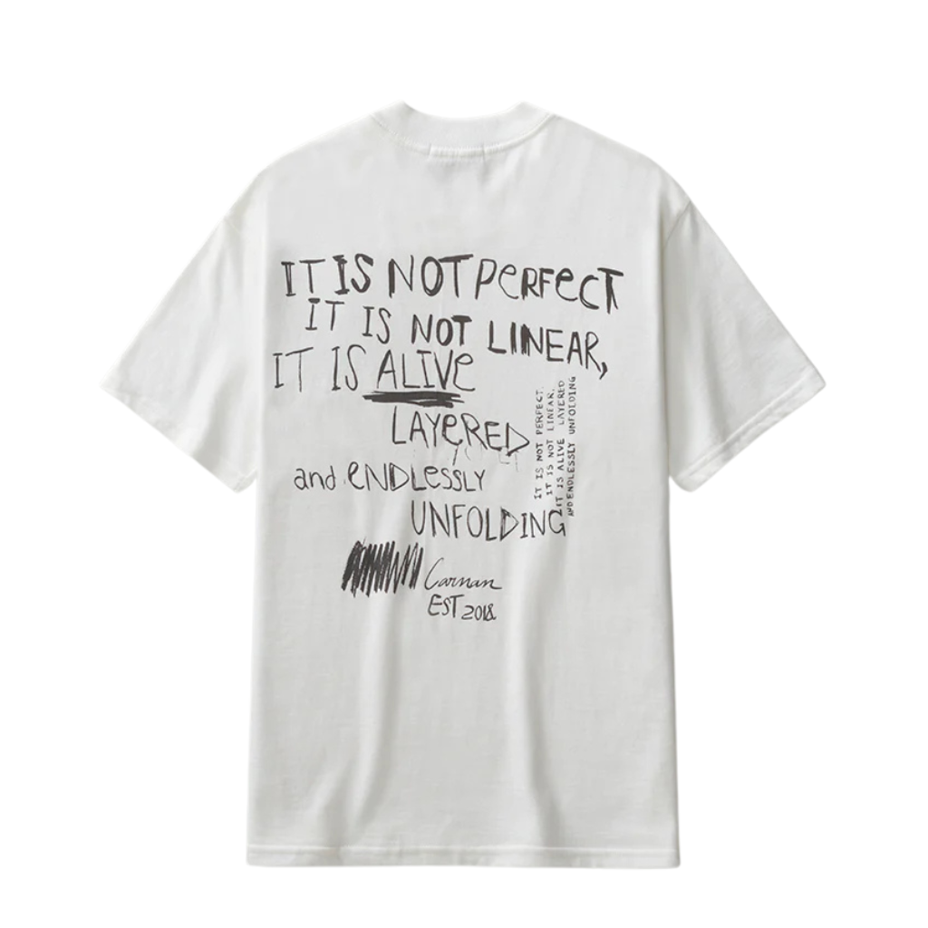Camiseta Carnan Unfolding Off White