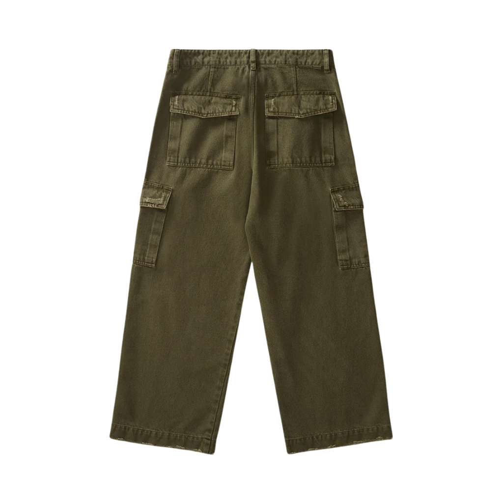 Calça Cargo Carnan Trashed Verde