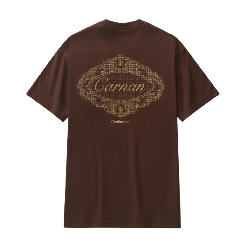 Camiseta Heavy Carnan Lace Stamp Marrom