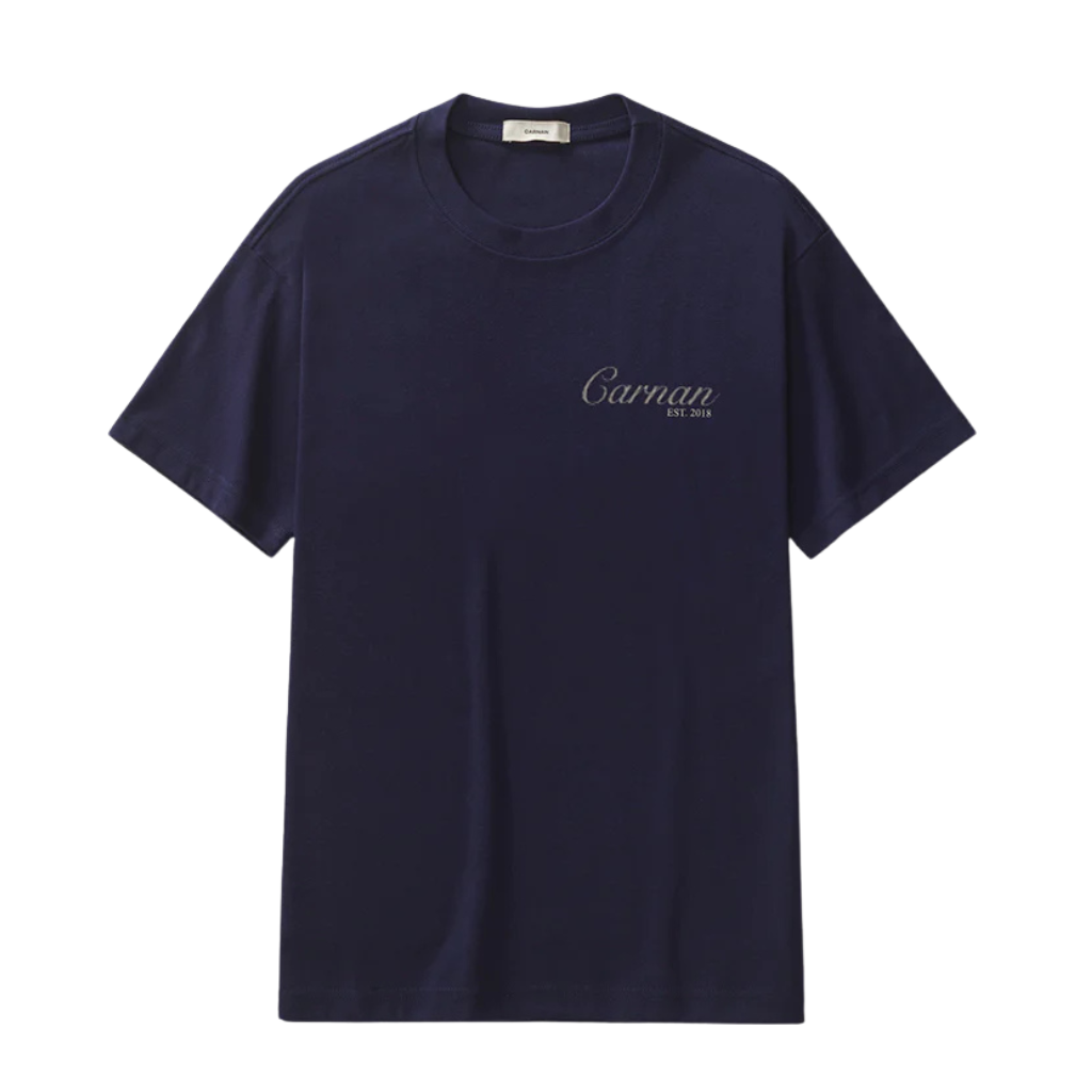 Camiseta Heavy Carnan Lace Stamp Azul Marinho
