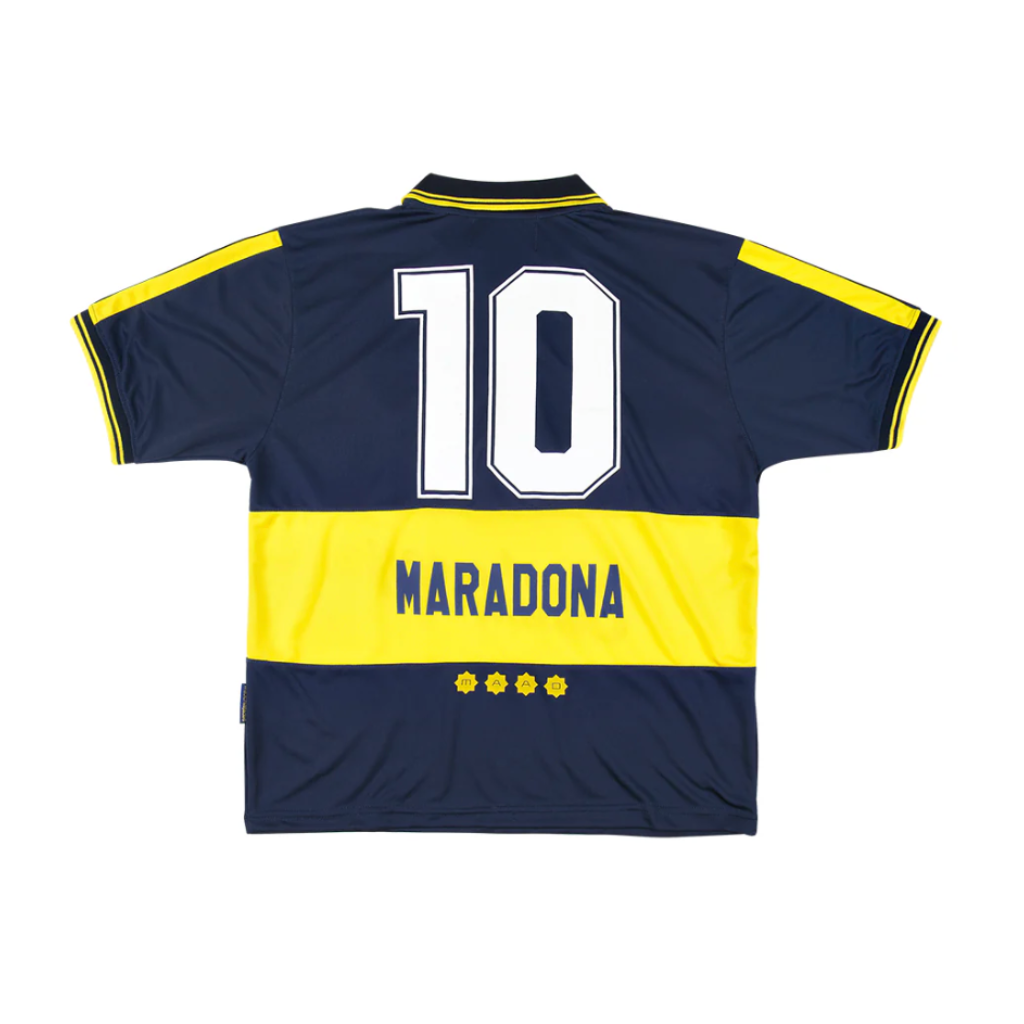 Camiseta Jersey Mad Enlatados x Maradona Camisa 10 Azul Marinho