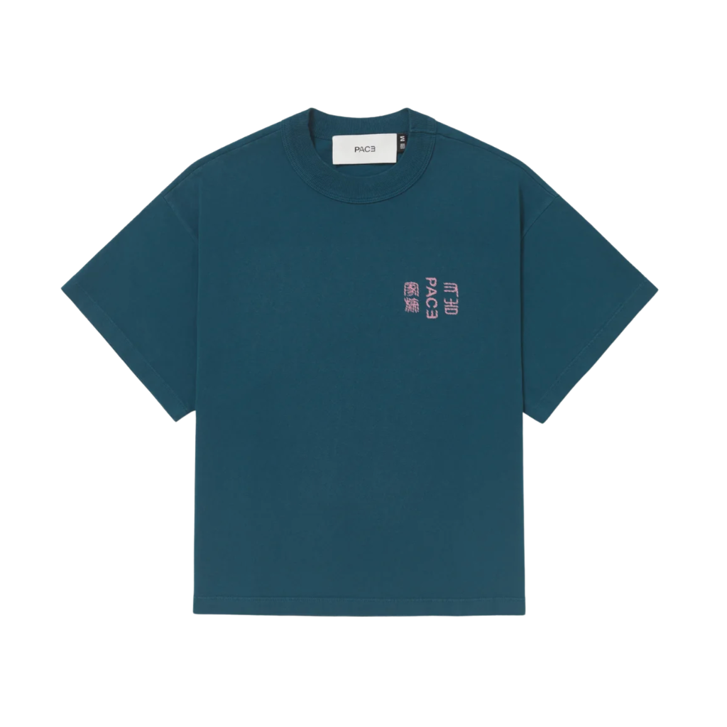Camiseta Cotton Boxy Pace Sea Mos Azul