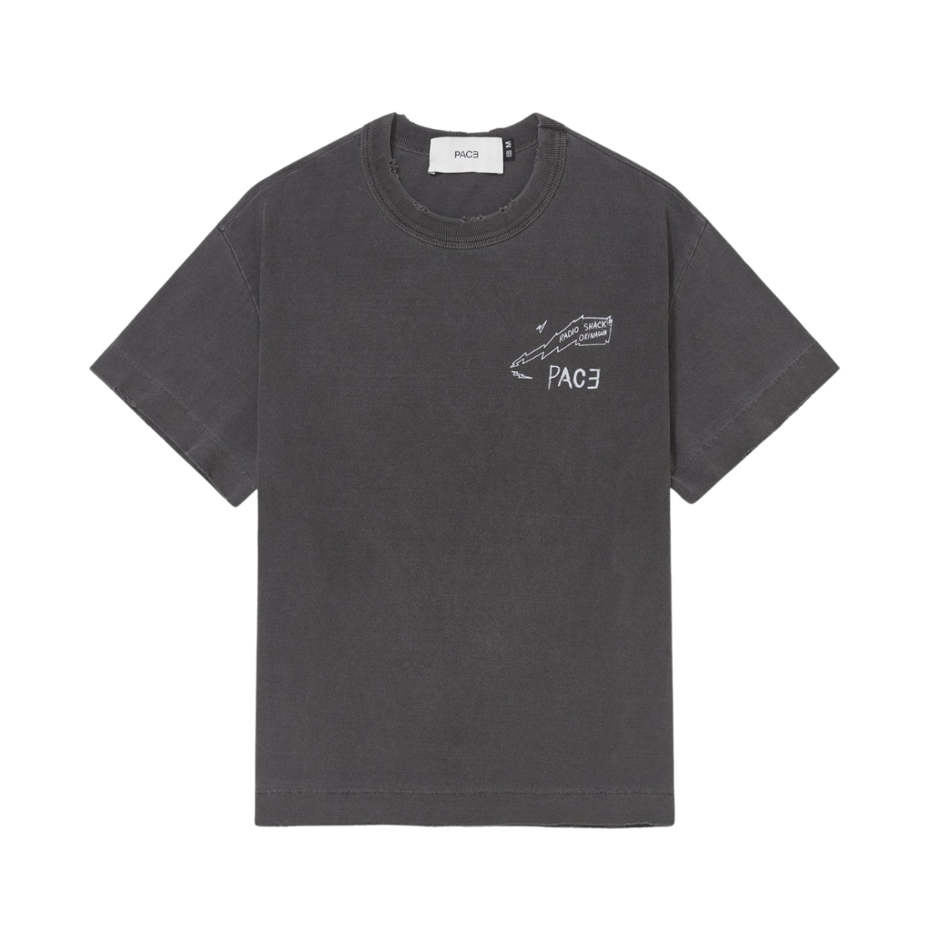 Camiseta Pace Okinawa Sketches Preta Estonada