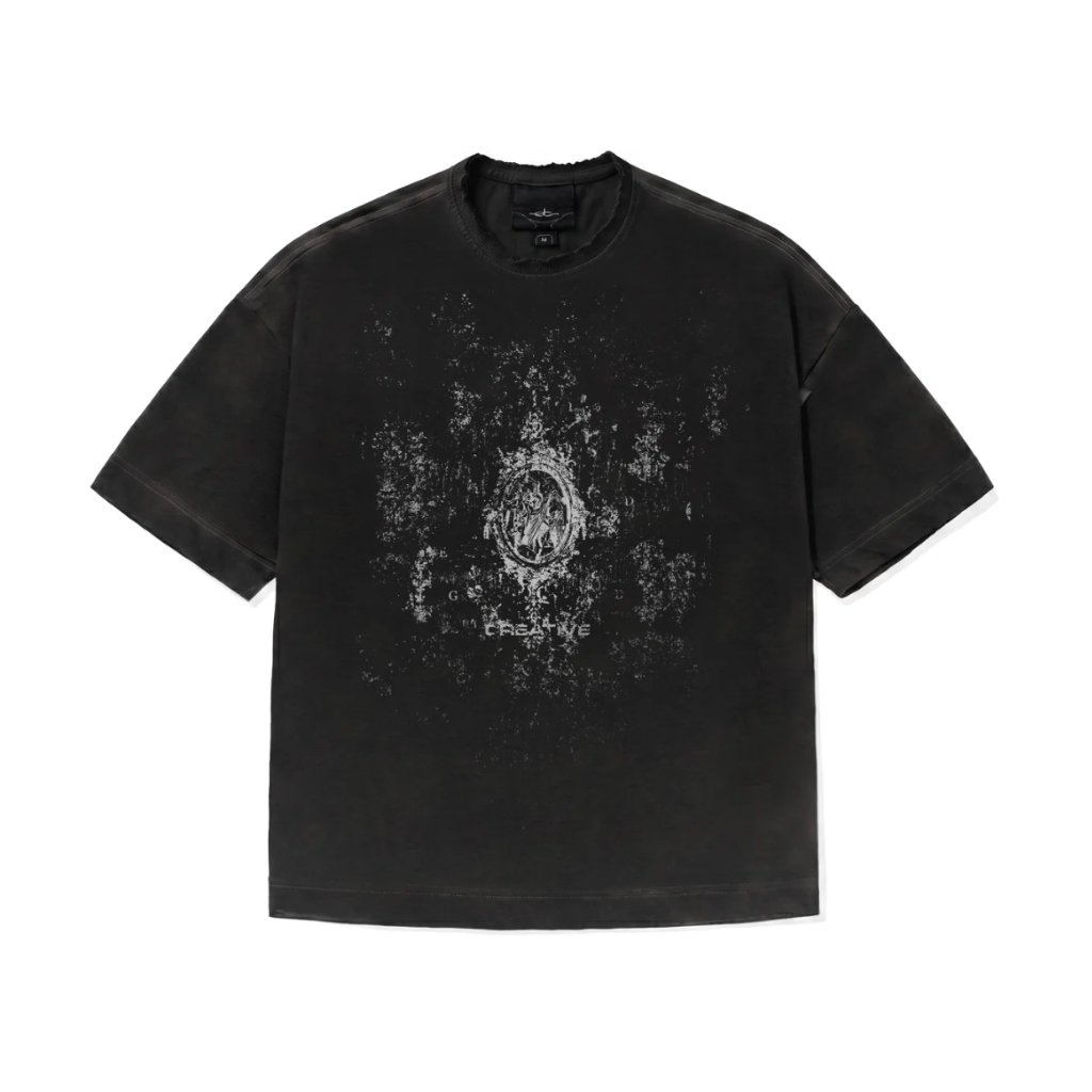Camiseta Oversized Elo em Comum Angel Preto