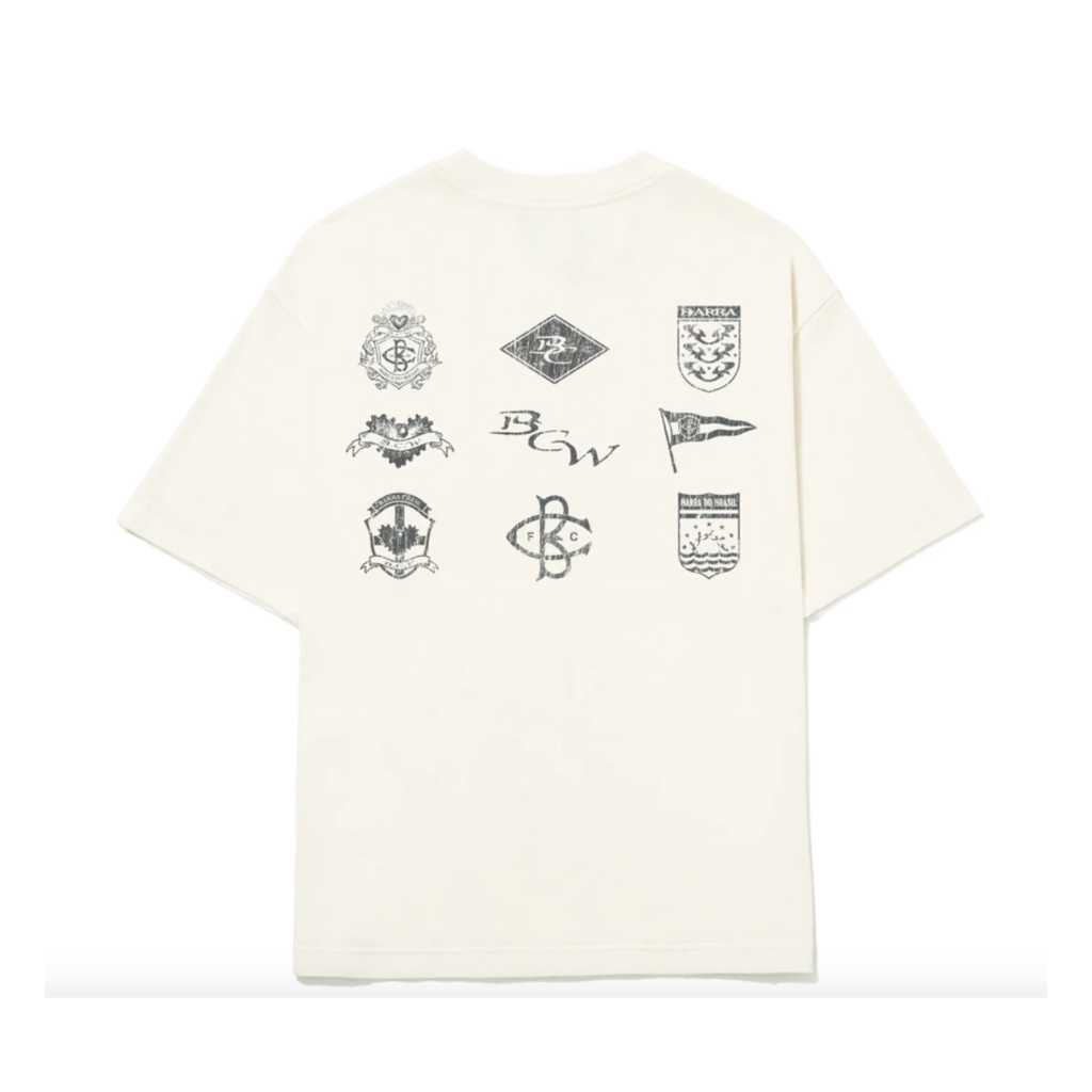 Camiseta Barra Crew Bandeiras Off White