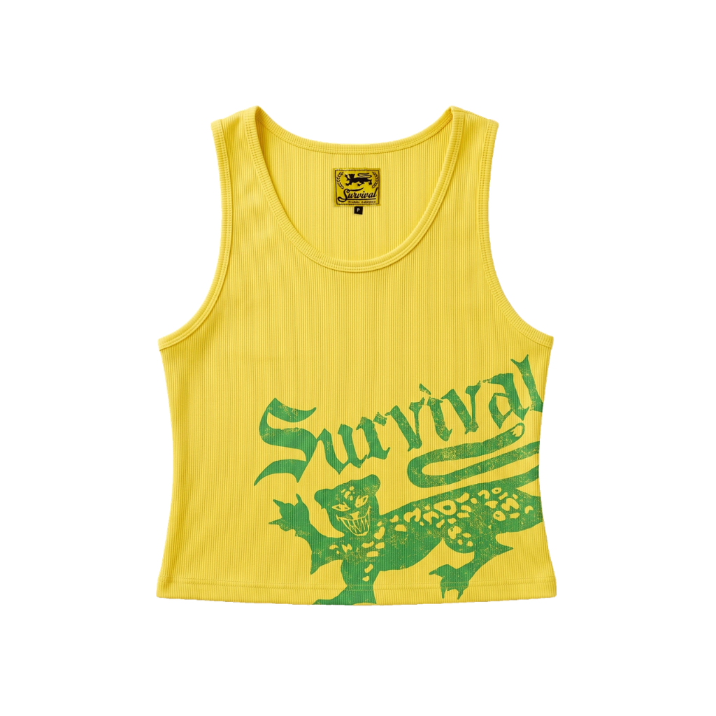 Camiseta Baby Survival Logo Amarela/Verde