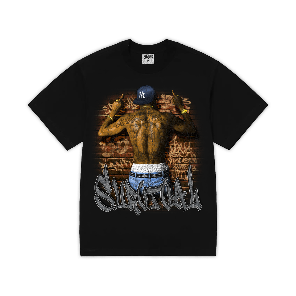 Camiseta Survival Rebel Preta