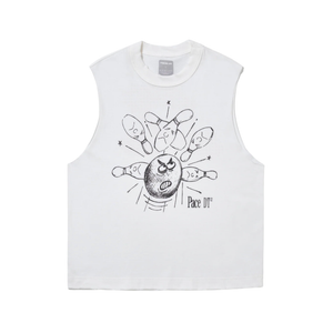 Camiseta Regata Pace Dt2 Drummer Strike Off White
