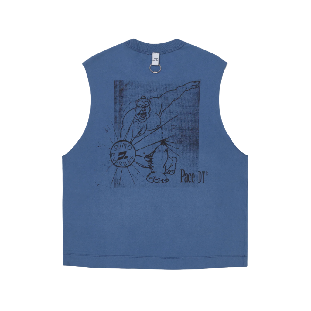 Camiseta Regata Pace DT2 Drummer Azul Estonada