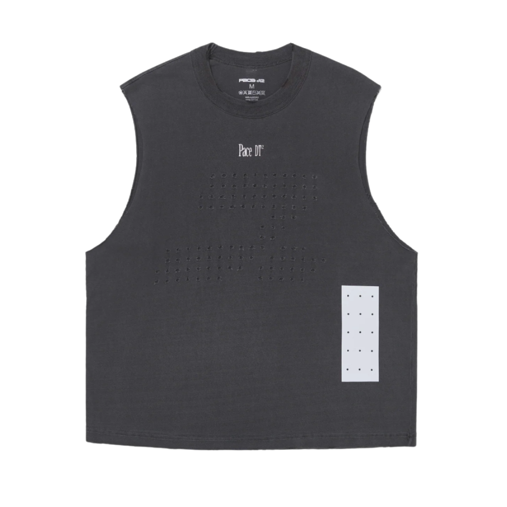 Camiseta Regata Pace DT2 Logo Drummer Preta Estonada