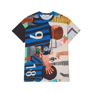 Camiseta Piet Full Print Illustrated Raw Edge 8+1