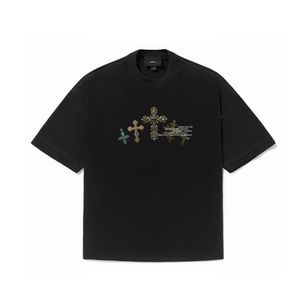 Camiseta Oversized Elo em Comum Awake Preta