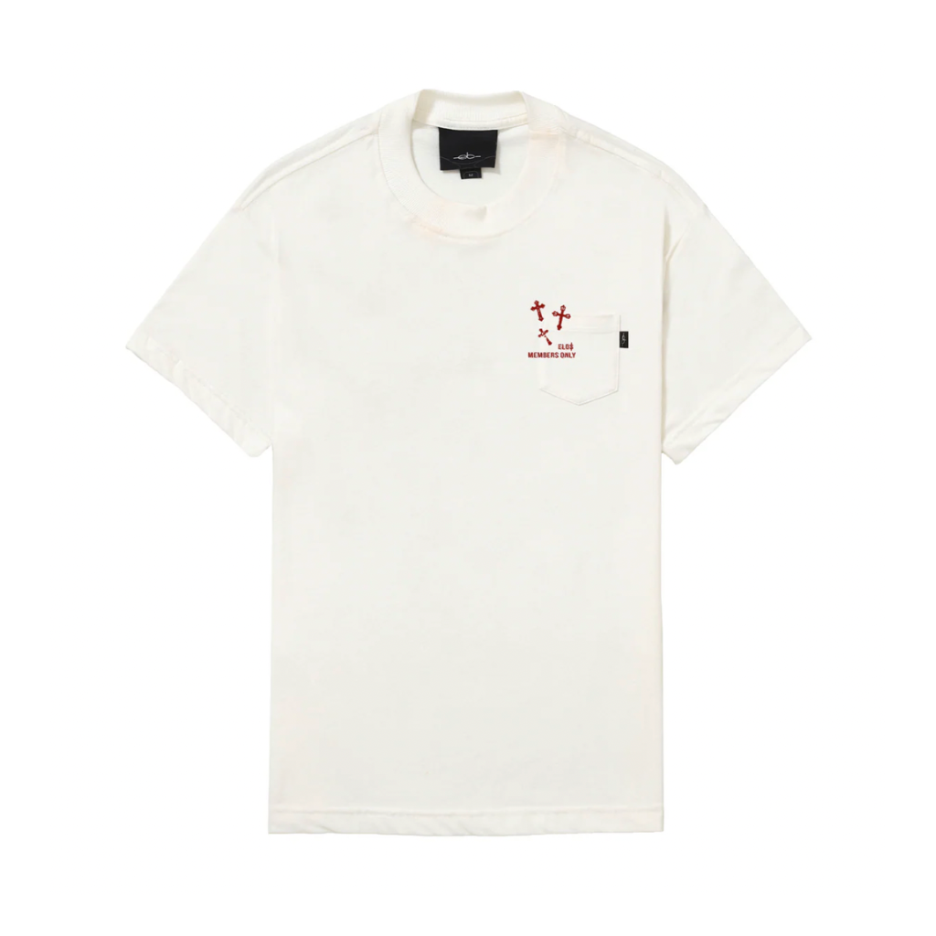 Camiseta Slimfit Elo em Comum Cros Off White