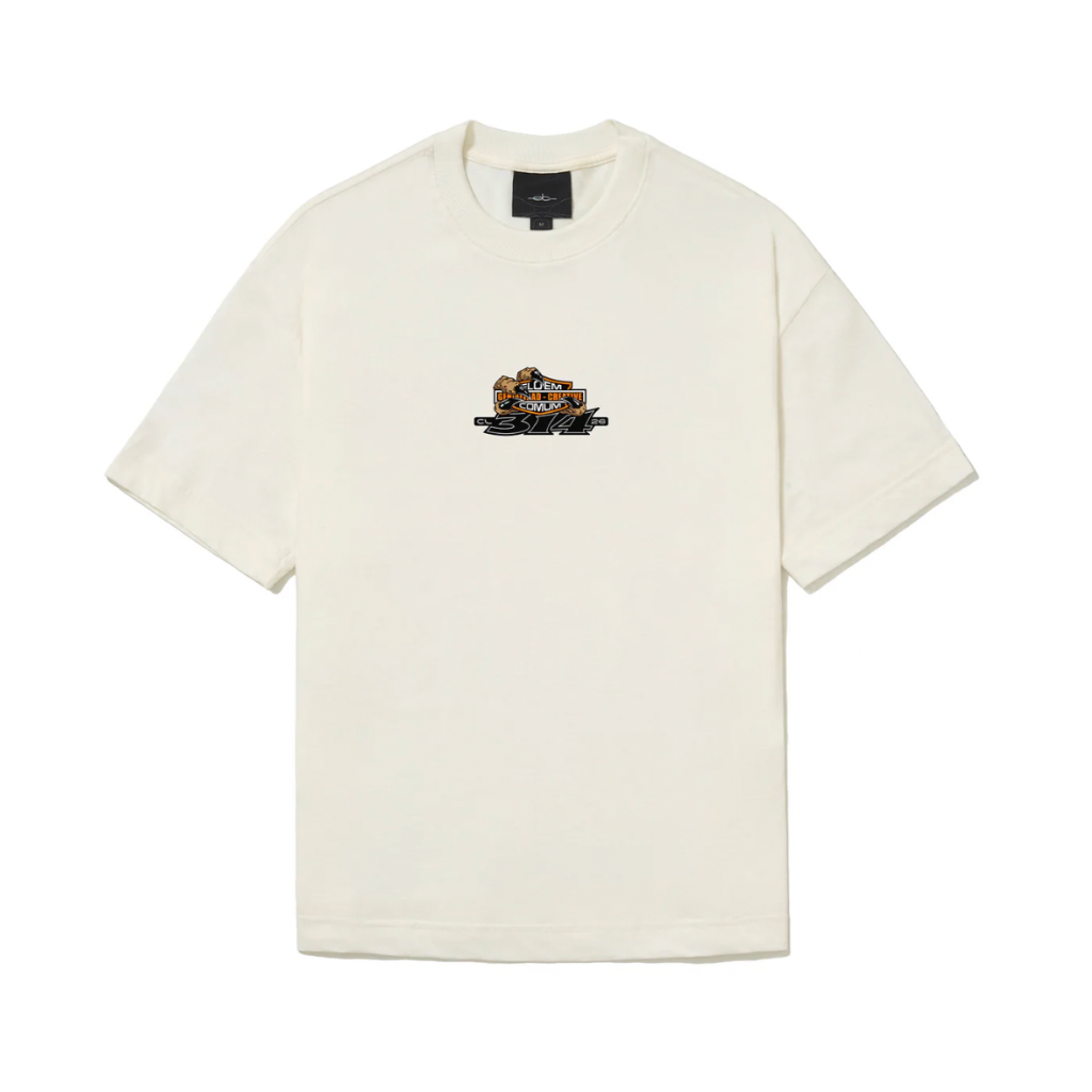 Camiseta Regular Elo em Comum Harley Off White