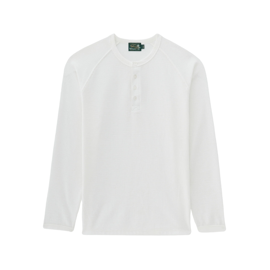 Camiseta Manga Longa Regular Welcome Rio Henley Off White